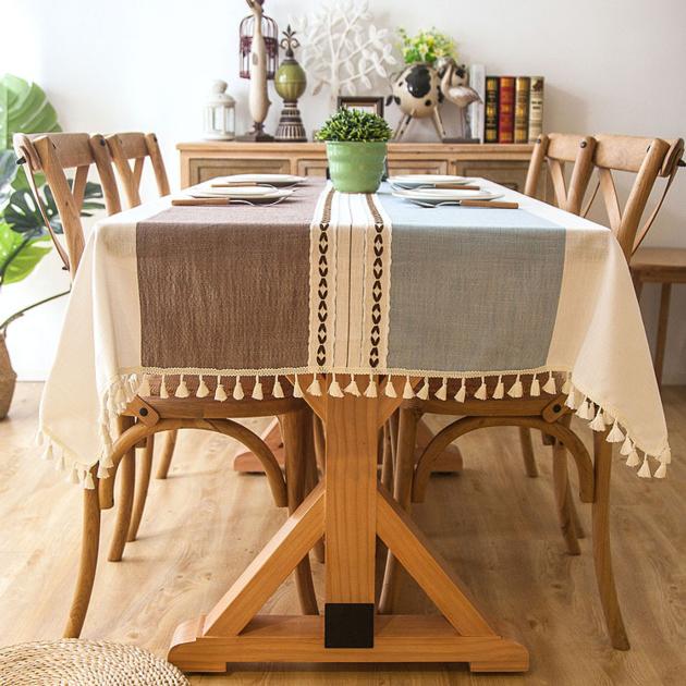 Modern Decorative Table Cloth Tassel Iace