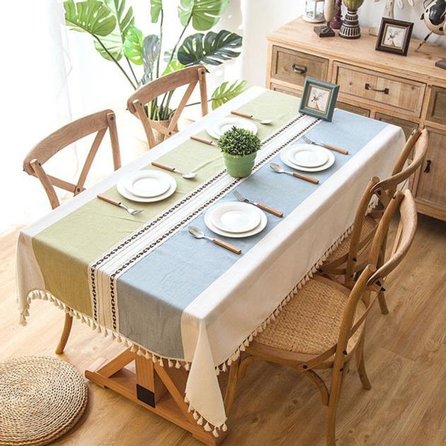 Modern Decorative Table Cloth Tassel Iace