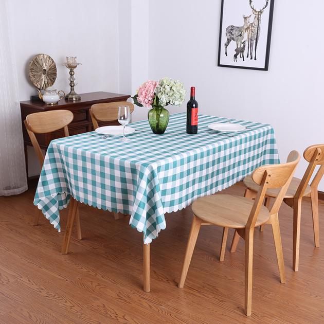 Simple and generous rural style home dining table cloth restaurant picnic table cover