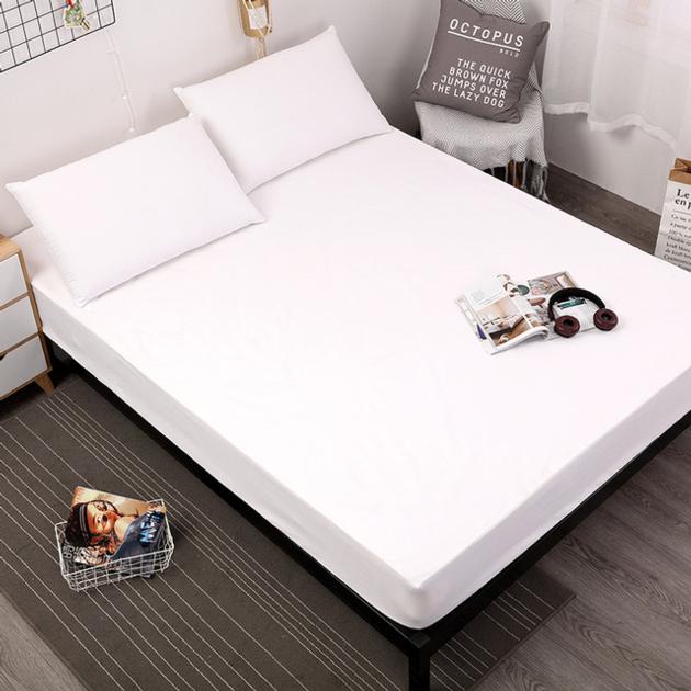 100%Polyester Fitted Sheet white Mattress Cover Printing Bedding Linen Bed Sheets Unit Price $5.85