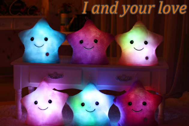 Led Lamp Luminous Pillow Colorful Luminous