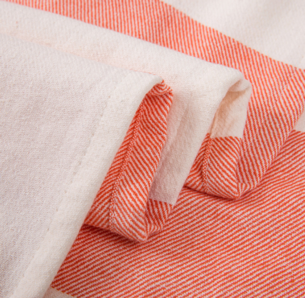 Striped Cotton Turkish Bath Towel With