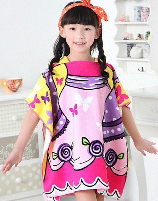 New Children Cute Cartoon Hooded Cloak