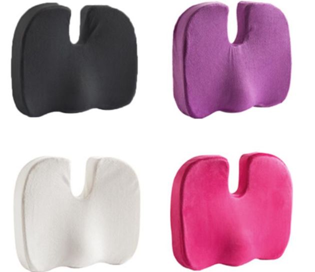 Travel Seat Cushion Coccyx Orthopedic Memory Foam U Seat Massage Chair Cushion Pad Car Office Massag