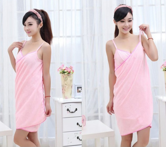 Home Textile TowelWomen Robes Bath Wearable Towel Dress Girls Women Womens Lady Fast Drying Beach Sp