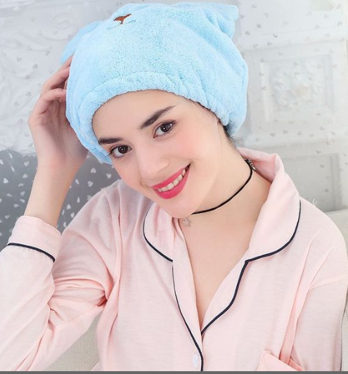 Breathability Microfiber Hair Turban Quickly Dry