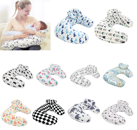 Baby Nursing Pillows Maternity Baby U-Shaped Breastfeeding Pillow Infant Cuddle Cotton Feeding Waist
