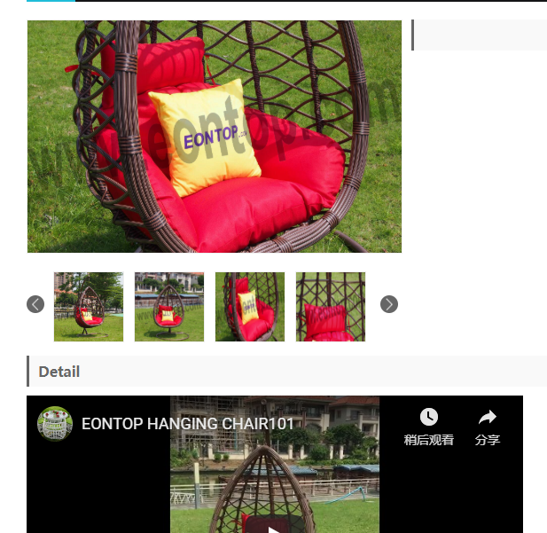 Rattan Swing Chair