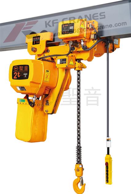 3 ton electric chain hoist with manual trolley 