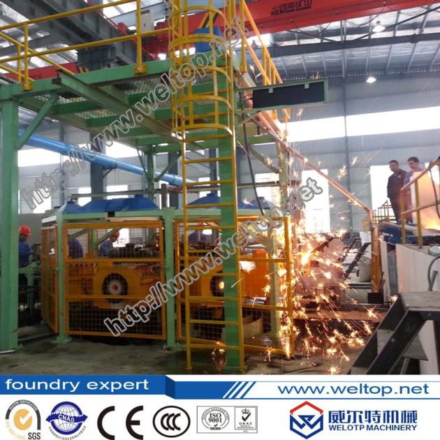 Eight-Station Cylinder Sleeve Centrifugal Casting Machine