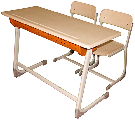 inci double student desk  - werzalit