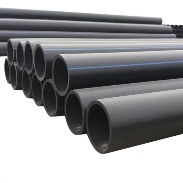 Customized Hot Sale competitive Price Black Blue Color PE drain-pipe Plastic Irrigation Hdpe Pipe wa