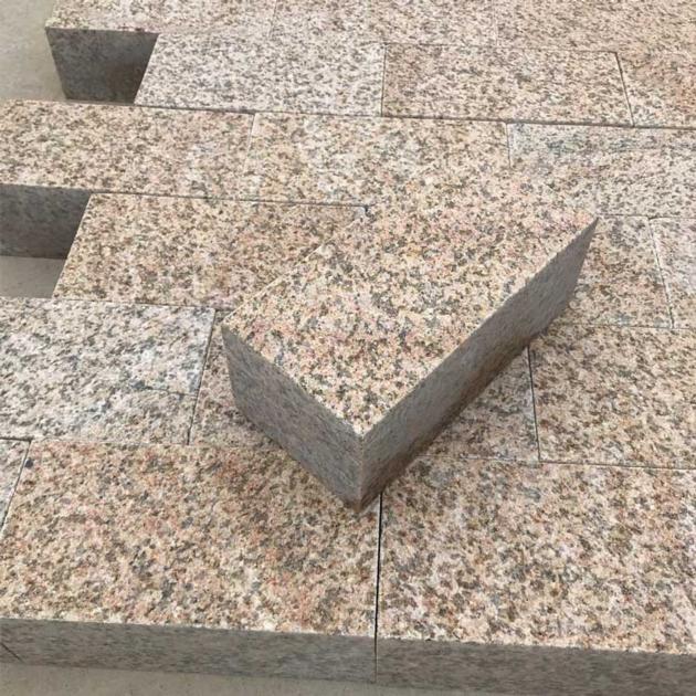 flamed g682 yellow granite paving stone for patio projects