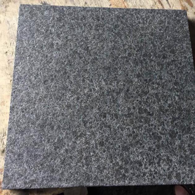 G684 black granite flamed outdoor pavers