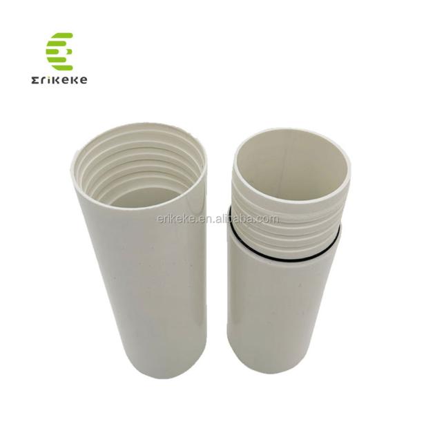 PVC casing and slotted screen pipes/tubes with thread for water well drilling