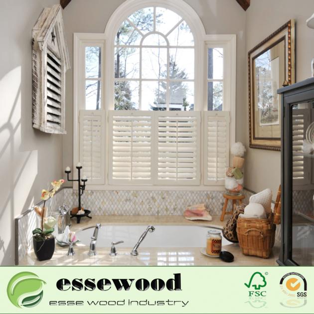 Color Customized Basswood Plantation Shutters Window