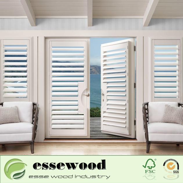 Plantation Shutters Painted Basswood Shutters Bay Window Shutters