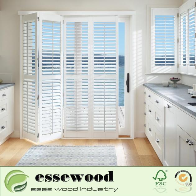 Plantation Shutters Painted Basswood Shutters Bay