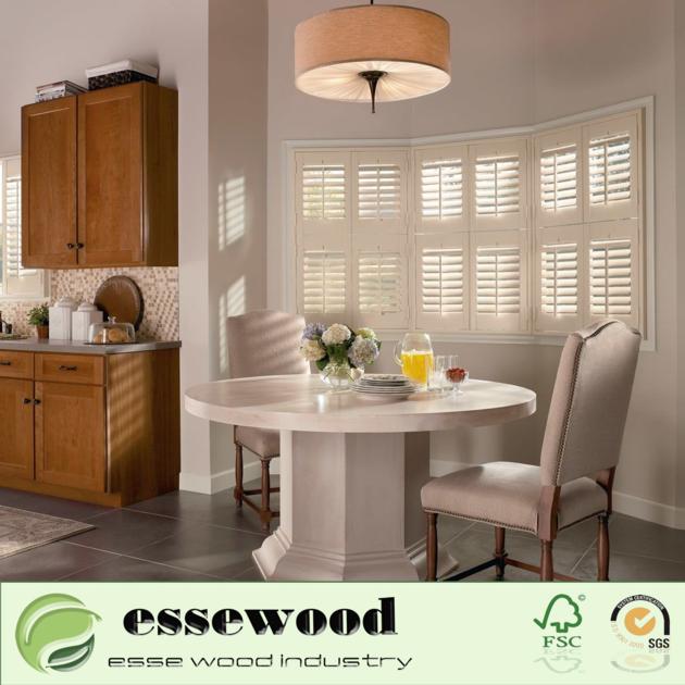 Color Customized Basswood Plantation Shutters Window Shutters for Wholesale