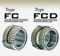 Four-row (or Double-row) Cylindrical Roller Bearings