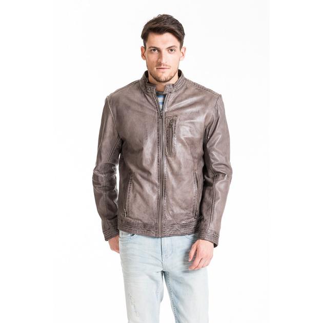 Custom Men's Sheep Skin Leather Jacket,Cowhide leather jacket,Leather Fashion jacket,German Leather 