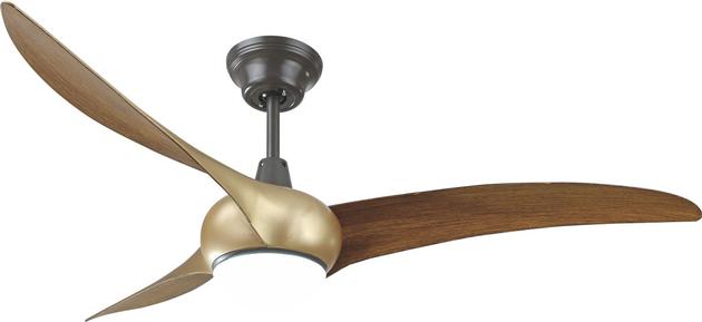 Wave LED Ceiling Fan With Remote Contro