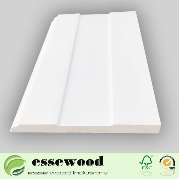 Primed Interior Skirting Mouldings Baseboard Moulding