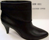 ladies leather boots