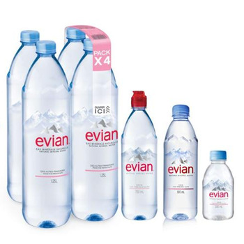 France Evian Mineral Water 300ml , 500ml , 1l 