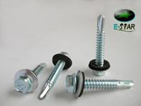 hex head with EPDM  self drilling screw