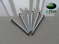 smooth shank white zinc concrete nail