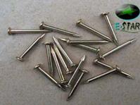 smooth shank yellow zinc  concrete nail