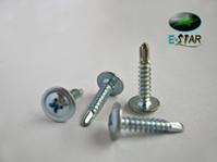wafer head self drilling screw
