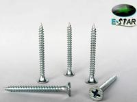 white zinc self drilling screw