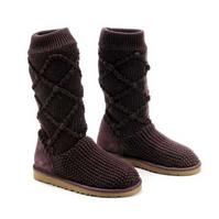 ugg fig classic argyle knit boots 5879