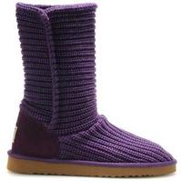 purple ugg weave boots