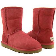 Cheap ugg tomato red classic short boot 5825