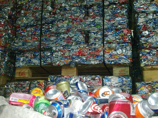 USED ALUMINUM BEVERAGES UBC CANS