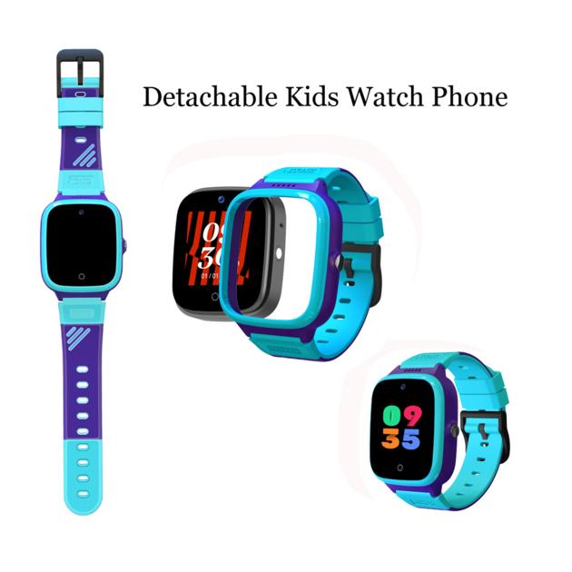 Latest Fashion Detachable 4G GPS Tracking Smart Watch Phone for Boys and Girls