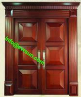 entrance wooden door
