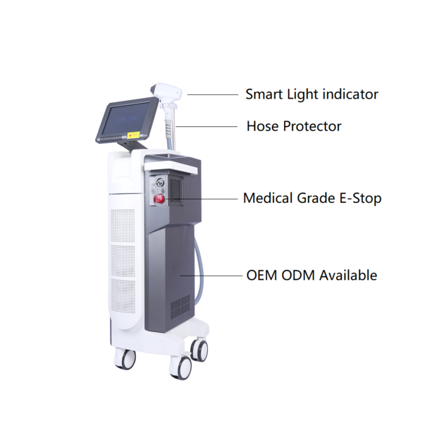 Vertical 808nm Diode Laser Hair Removal