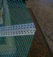 PVC/Aluminium corner with fiberglass mesh