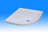 Semi-arc ceramic shower tray