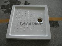 Square acylic shower tray