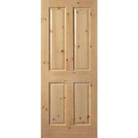 knotty pine door