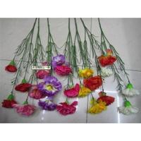  Three head of artificial carnations 