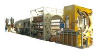 HDPE One step method polyurethane insulation pipe plastic machinery