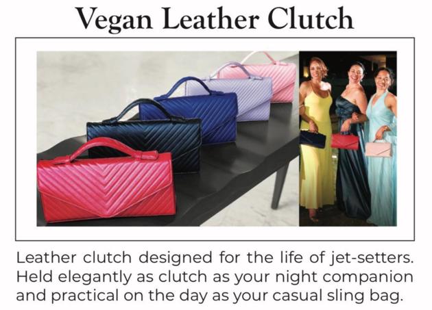 Vegan Leather Clutch