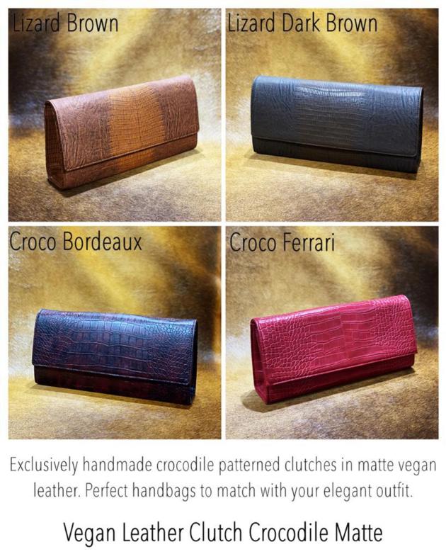 Vegan Leather Clutch