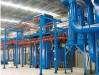 Q58 series piled and released type shot blasting machine 